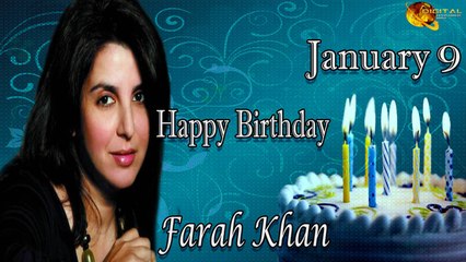 Happy Birthday Farah Khan January 09