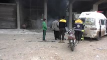 Suriye'de Hastane ve Fırın Vuruldu