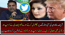 Fawad Ch Dabang Response Over Tweets of Maryam & Donald Trump