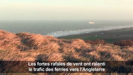 Le littoral du Pas-de-Calais balayé par la tempête Eleanor