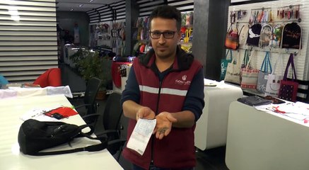 Yolda bulduğu su faturasını ödedi