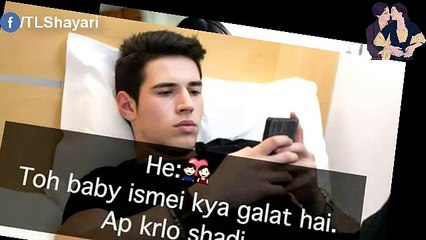 Cute Boy And Girl Love Conversation  Love Conversation #1 True Love Shayari  TLConvo