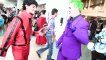 THE JOKER vs Stan Lee's LA Comic Con!! | Superheroes | Spiderman | Superman | Frozen Elsa | Joker