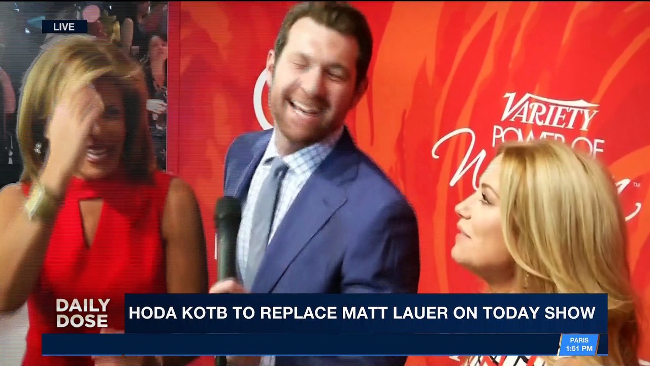 DAILY DOSE  | Hoda Kotb to replace Matt Lauer on today show | Wednesday, January 3rd 2018