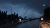 Alanya'da hortum kamerada