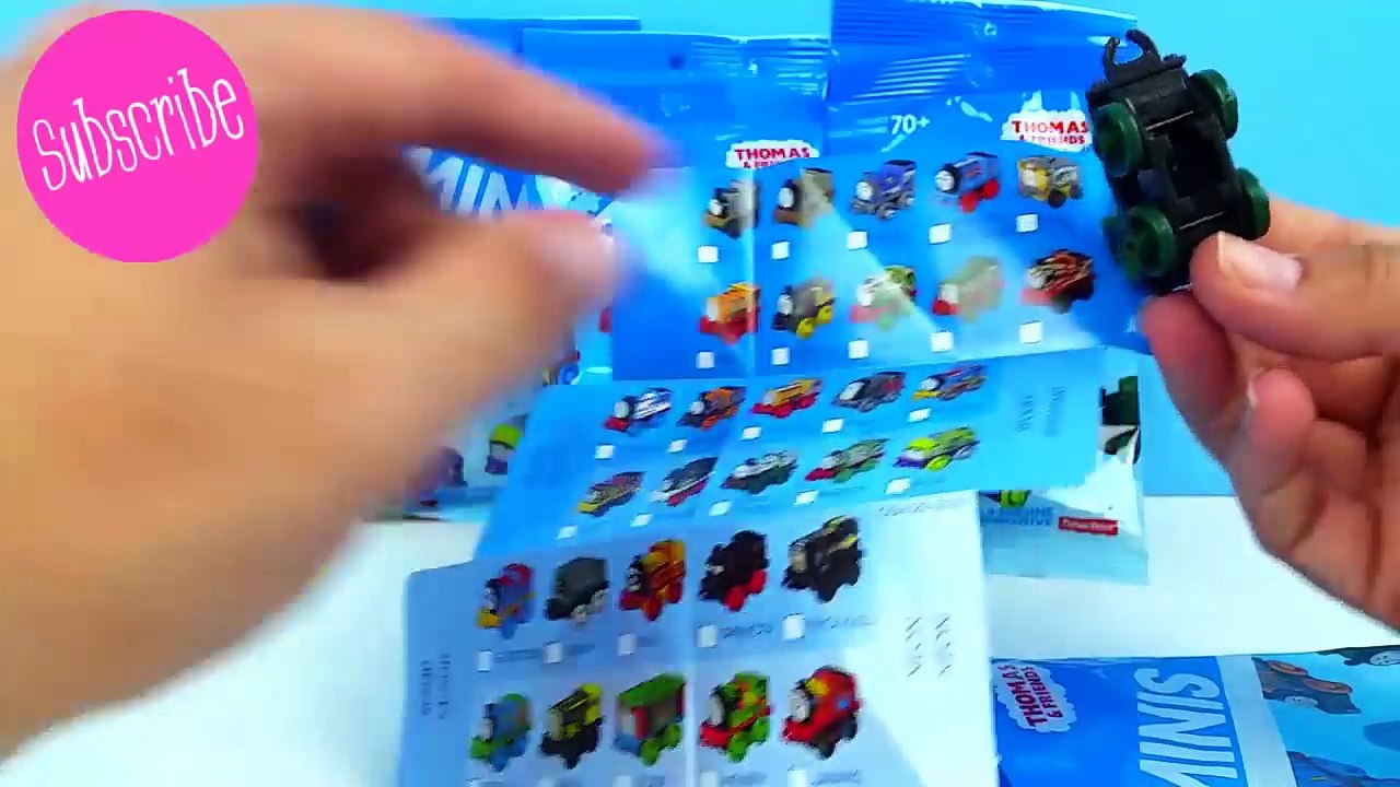 Thomas and Friends Minis Blind Bag Batman Dinosaur Unboxing toy videos for children ToyBoxMagic