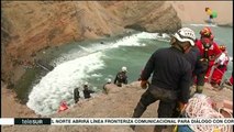 Exceso de velocidad sería la causa del accidente de autobús en Perú