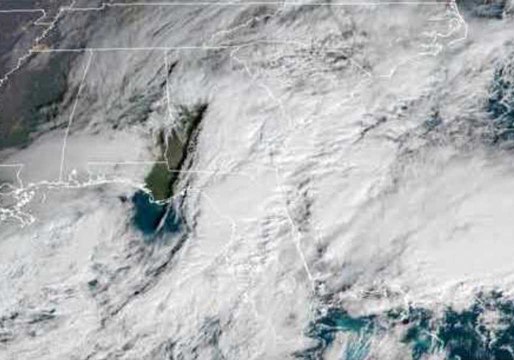 Satellite Images Show Potential 'Bomb Cyclone' Moving up Eastern Seaboard