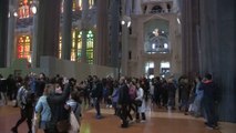 Refuerzan medidas de seguridad de la Sagrada Familia de Barcelona