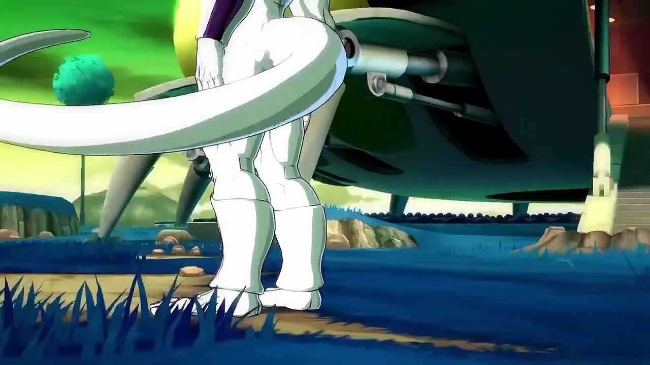 L'entrata in scena di Freezer (voce di Gianluca Gamba) e le sue mosse