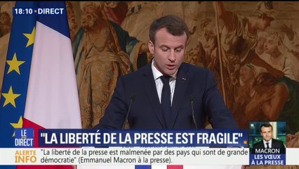"Fake news": Macron annonce une loi pour renforcer le contrôle sur Internet en "période électorale"