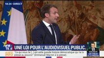 Voeux à la presse : Macron veut 