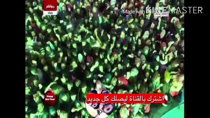 فضايح في مول بغداد راس السنه شوفو البنات شلون يركصن