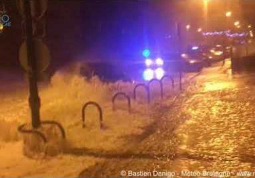 Waves Batter Coastal Towns as Storm Eleanor Reaches France