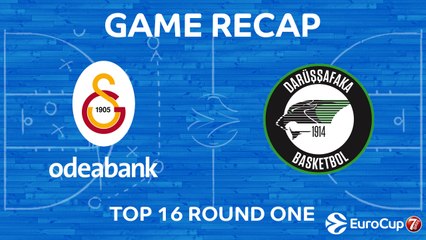Highlights: Galatasaray Odeabank Istanbul - Darussafaka Istanbul