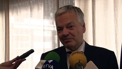 El vice-primer ministre de Bèlgica, Didier Reynders, parla de la situació política catalana