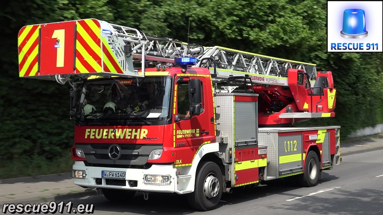 2x (ELW + DLK) BF Wuppertal FW 1