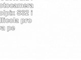 Equipster  Custodia rigida per fotocamera Nikon Coolpix S32 inclusa pellicola protettiva