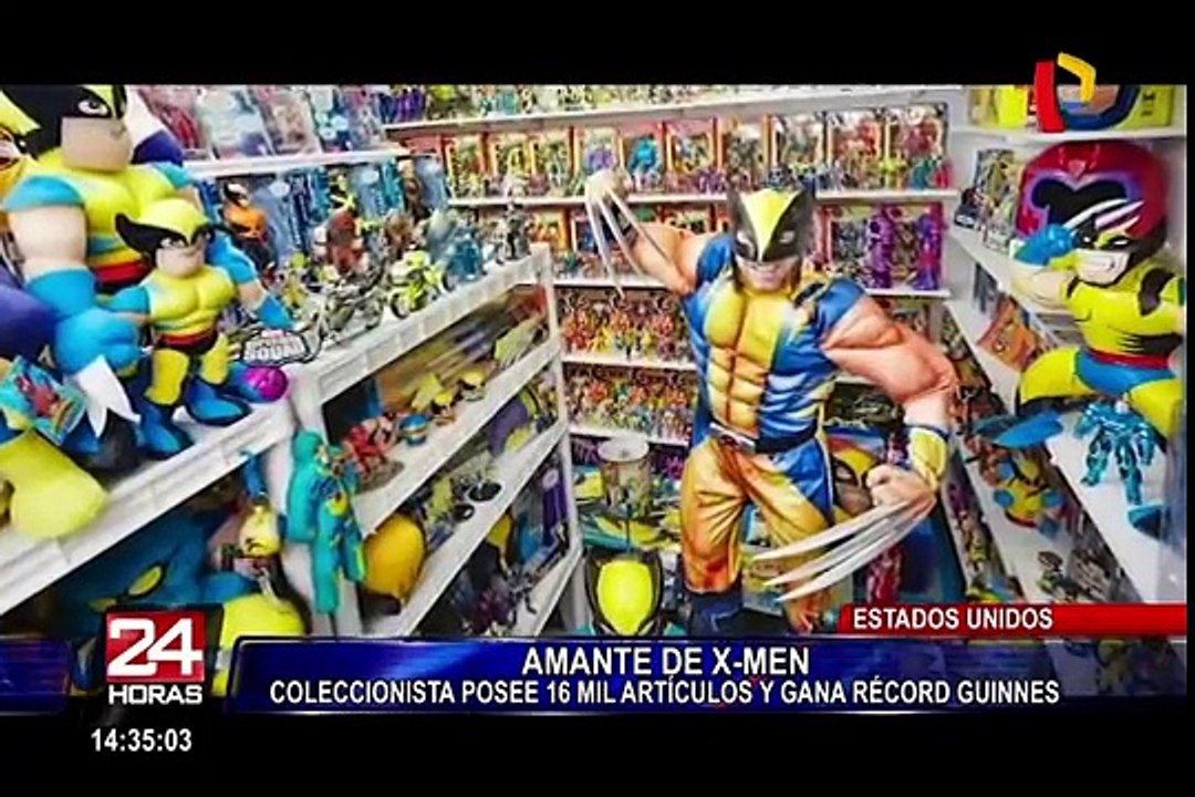 EEUU: fan de los mutantes bate récord mundial con colección de los X-Men