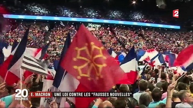 Emmanuel Macron annonce une loi contre les fake news