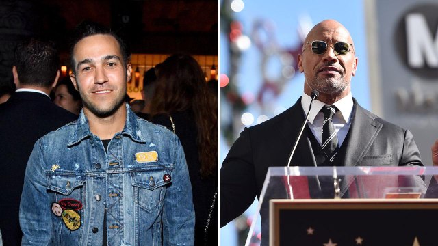 Pete Wentz Freaks Out Following Twitter Exchange With The Rock | Billboard News