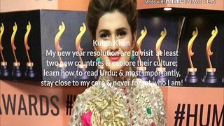 Pakistani Celebrity New Year Resolution 2018