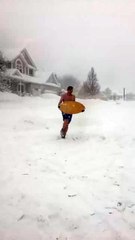 Snow Surfing