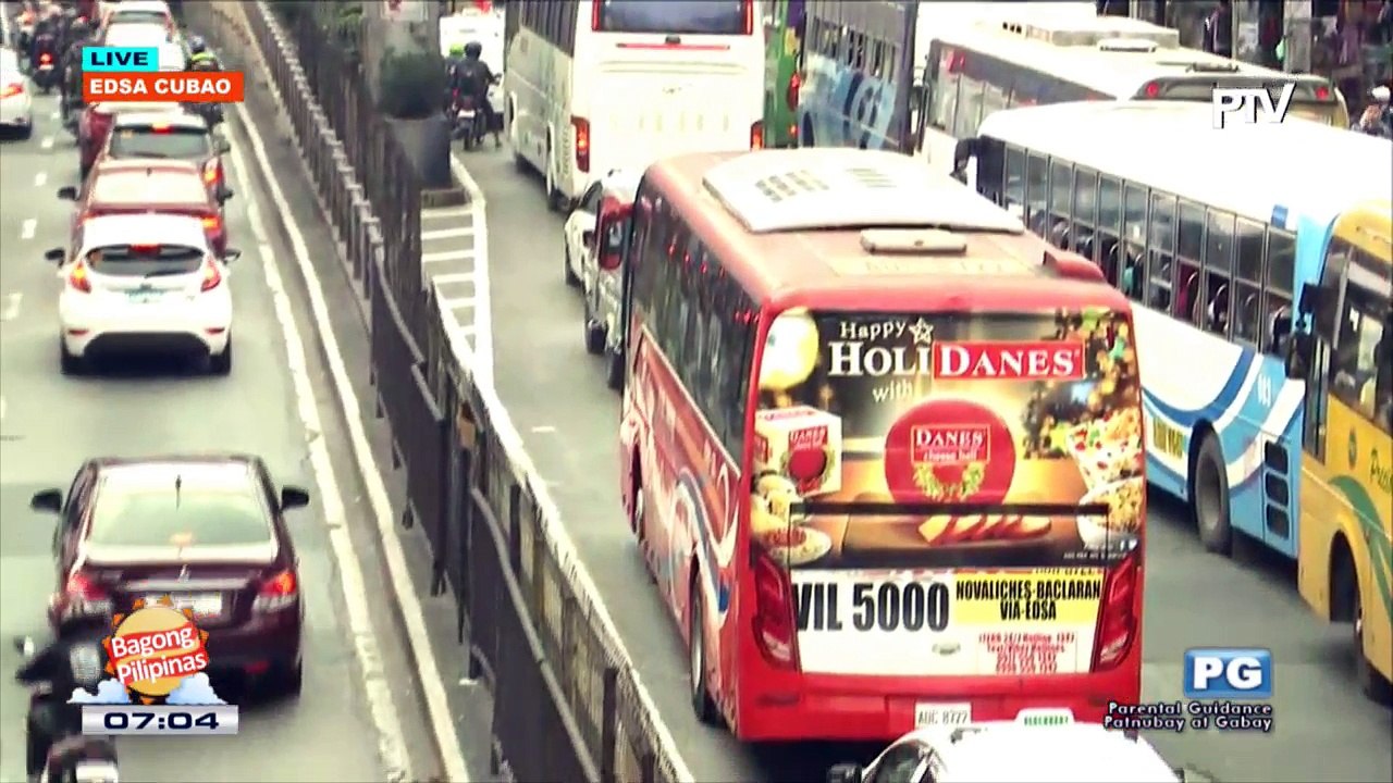 TRAFFIC UPDATE: EDSA Cubao