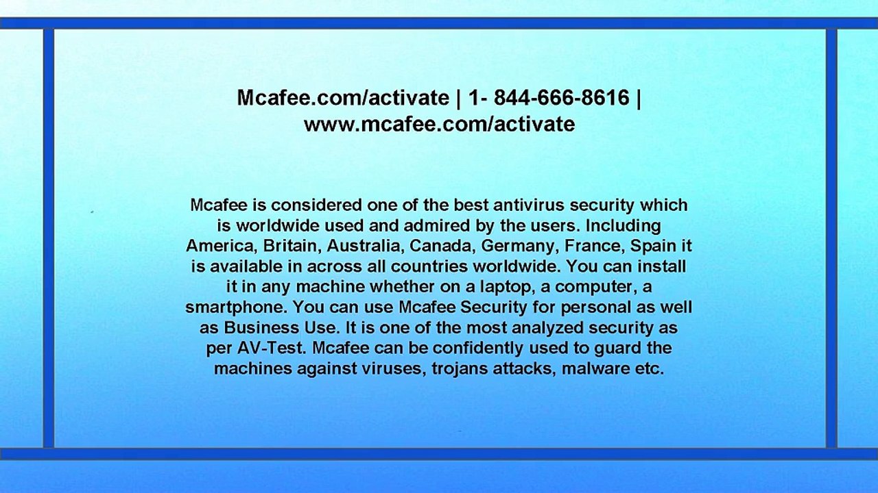 1- 844-666-8616 Mcafee antivirus, mcafee software,Mcafee Product