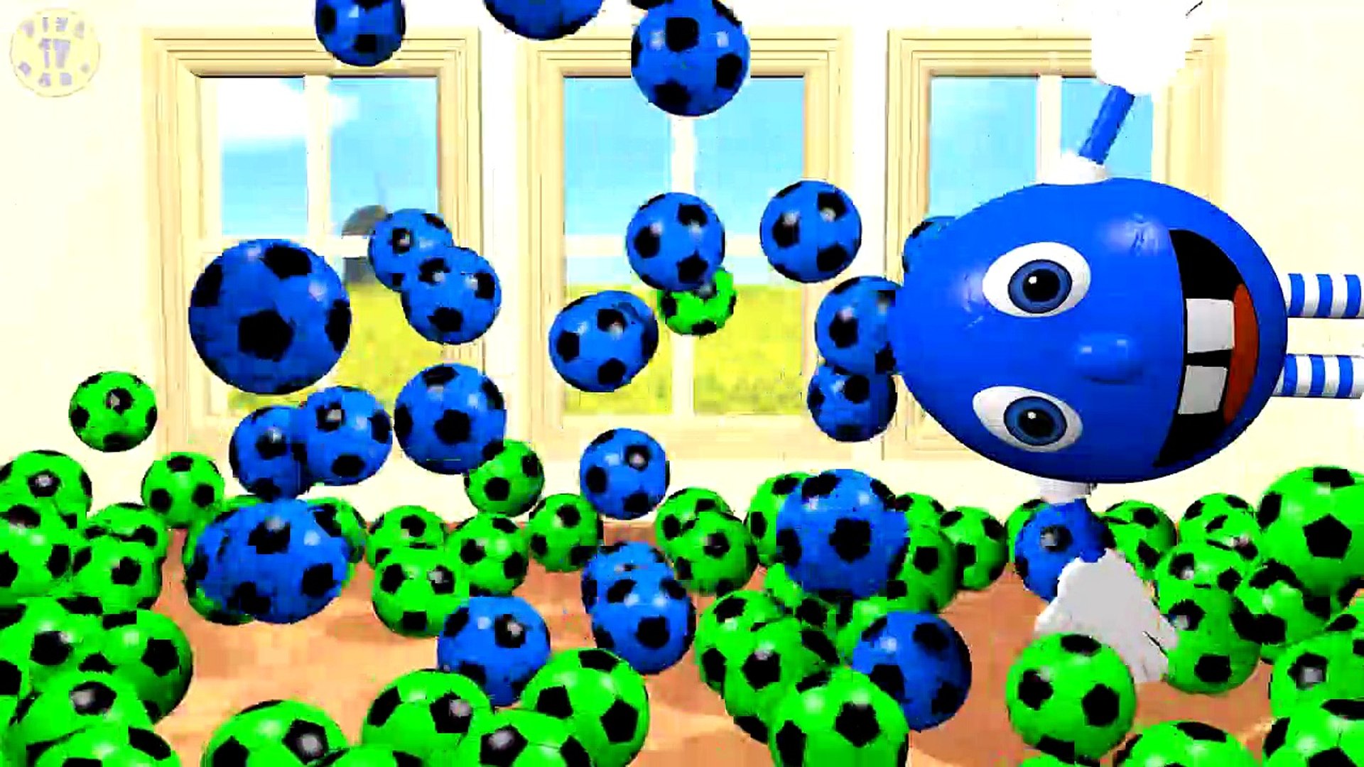 ⚽ Colors Learning For Kids - The Soccer Ball Pit Show