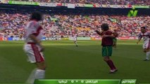 الشوط الاول مباراة البرتغال و تركيا 2-0 ربع نهائي يورو 2000