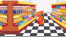 Finger Family _ Dinosaur Vs Gummy Bear farting Family Nursery Rhymes Funny video a-41o0