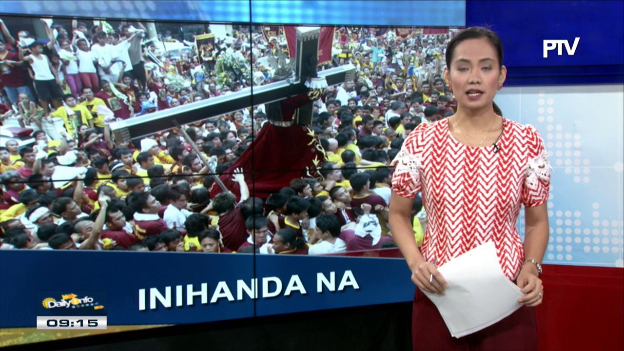 Aktibidad ng ruta ng Traslacion ng Nazareno, inilatag na
