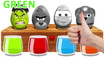 Disney Cars 3 Mcqueen Bathing Colors Learn Colors With HULK ! Paw Patrol ! Angry Birds and Spide