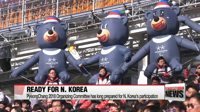 PyeongChang Olympic Organizing Committee has long prepared for North Korea's participation