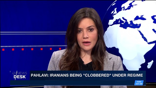 i24NEWS DESK | Pahlavi: Iranians being clobbered under regime | Wednesday, January 3rd 2017
