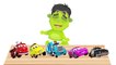 BABY HULK CRY with MASHA and the BEAR and McQUEEN CARS! FINGER FAMILY!
