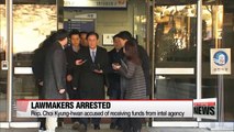 Two opposition party lawmakers arrested on bribery charges