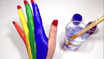 Learn Colors for Children Body Paint Finger Family Song Nursery Rhymes Learning V