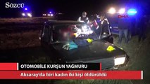 Aksaray'da 1'i kadın 2 kişi otomobilde öldürüldü