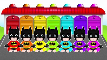 Learn Colors Baby Batman ! Talking An