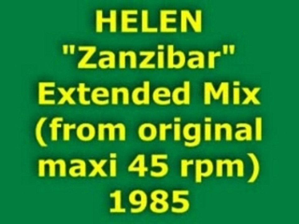 HELEN "Zanzibar" Maxi 45 rpm