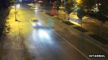 İstanbul'da yaşanan ilginç kazalar kamerada