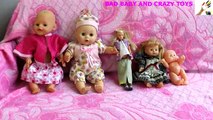 Crying Babies Jumping in the Bed _ Feeding Bad Babies-1Y5blDGg4CM