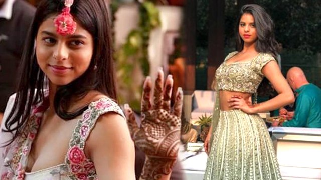 Shahrukh Khan's Daughter Suhana Khan TRADITIONAL Look At A Delhi Wedding
