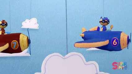 10 Little Airplanes _ Kids Songs _ Count To Ten _ Super Simp