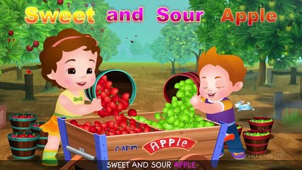 Apple Song (SINGLE) _ Learn Fruits for Kids _ Educational Learning Songs & Nursery Rhym