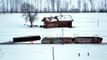 Eight people injured after wind blows a train carriage off the rails in Switzerland