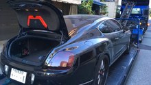 ホストの車、ベントレーコンチネンタルGTのエアサス故障の動画！