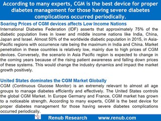 Global CGM Continuous Glucose Monitoring Market Forecast